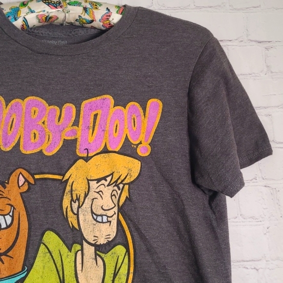 Scooby-Doo Shaggy Hanna-Barbera Graphix Print Classic Cartoon Gray Tee Tshirt M - Picture 10 of 15